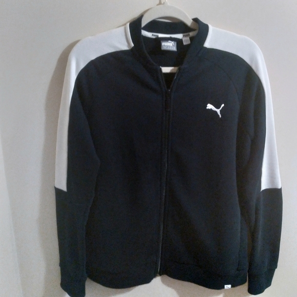 Puma Other - Puma Black‎ and White Chunky Track Bomber Jacket